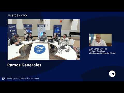 Juan Carlos Cisneros, médico infectólogo y vicedirector del Hospital Muñiz.