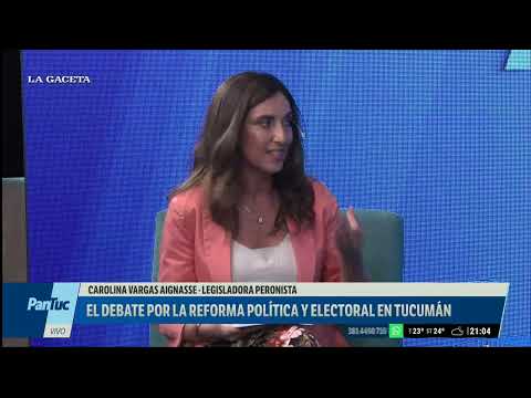 La gente pide a gritos que haya una reforma política y electoral, dijo Carolina Vargas Aignasse