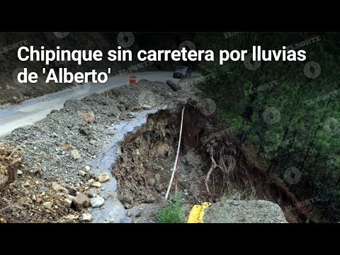 Chipinque sin carretera por lluvias de 'Alberto' | Monterrey