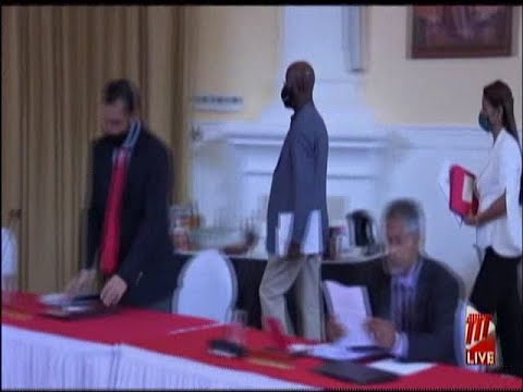 PM Rowley Hosts First Meeting Of New Cabinet