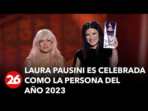 Laura Pausini es celebrada como la Persona del Año 2023