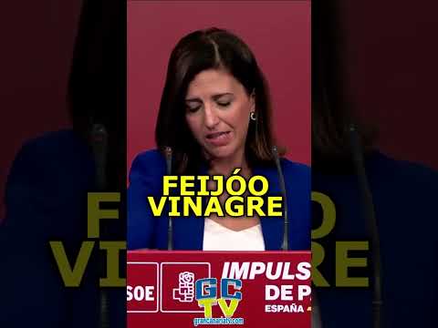 VINAGRE, Feijóo es un político mediocre Esther Peña (PSOE) #pp #psoe #vox #sumar #podemos