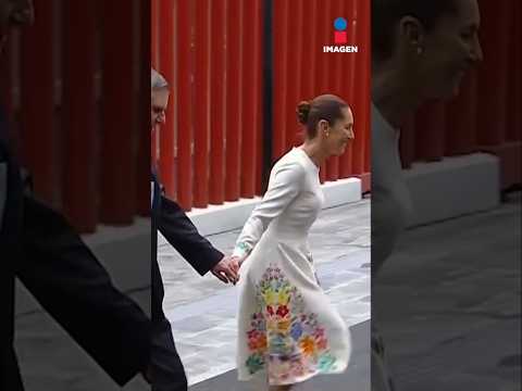 Así llegó Claudia Sheinbaum a San Lázaro para la ceremonia de toma de protesta | Shorts