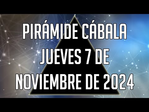 ? Pirámide Cábala para el Jueves 7 de Noviembre de 2024 - Lotería de Panamá