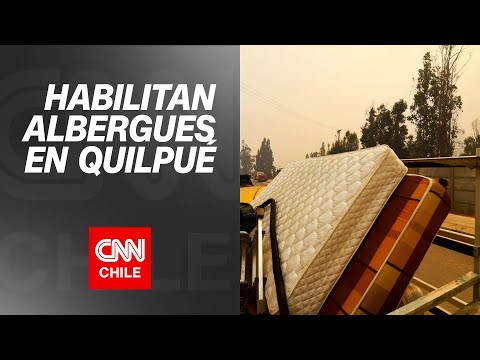 Municipalidad de Quilpué habilita albergues para afectados por incendio forestal