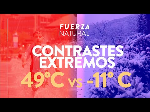 Contrastes Extremos: De un lado de la LA TIERRA 49°C, DEL OTRO -11°C