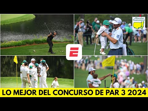 LO MEJOR del CONCURSO de PAR 3 del MASTERS 2024 en AUGUSTA NATIONAL | ESPN Golf