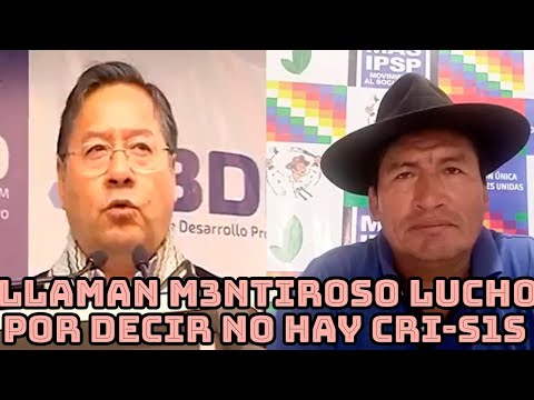 RUFINO MOLINA DSMIENTE PRESIDENTE ARCE POR NO CONOSER LA REALIDAD DE LA SITUACIÓN ECONOMICA BOLIVIA