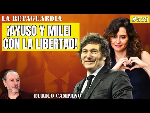 ¡Ayuso y Milei con la libertad! Sánchez con el choriceo y con la mordaza. Y Feijóo... ¡en la inopia!