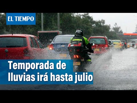 Actual temporada de lluvias empataría con la de 2023 | El Tiempo