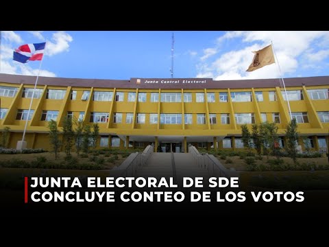 Junta electoral de SDE concluye conteo de los votos