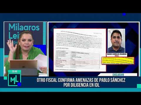 Milagros Leiva Entrevista - DIC 27 - 3/4 - FISCALES CONFIRMAN PRESIONES DE PABLO SÁNCHEZ | Willax