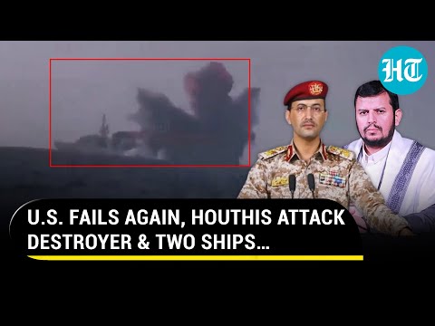 Houthis Up The Ante, Attack U.S. Destroyer & 2 Merchant Ships In Red Sea & Arabian Sea |Gaza War