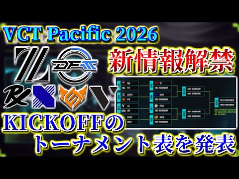 【VCT Pacific】VCJチームの参戦方式を発表！ | 2026年シーズンの情報解禁！【VALORANT】