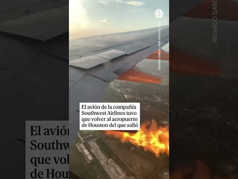 Pánico en un avión que se incendia en pleno vuelo a Cancún #mexico #viral #viralvideo #cancun