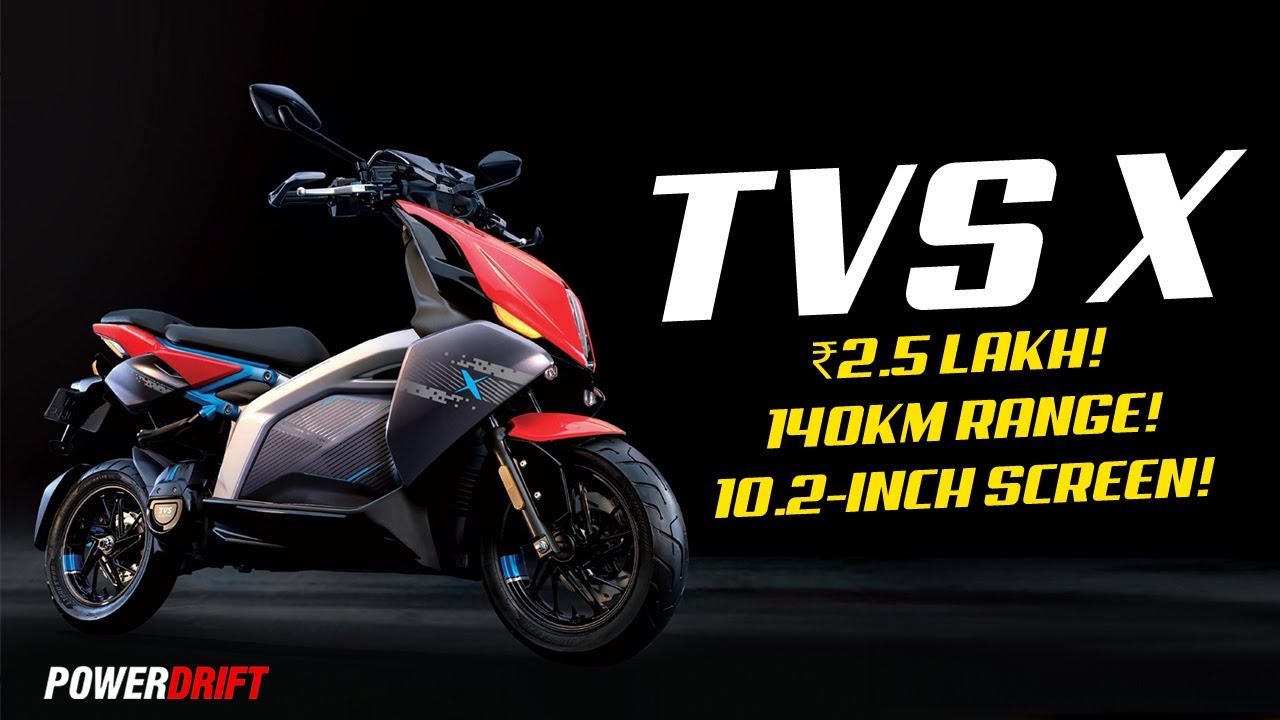 TVS X – Interesting but pricey! | First Look | PowerDrift