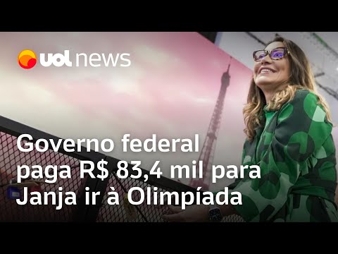 Janja em Paris: Governo paga R$ 83,4 mil para ida da primeira-dama às Olimpíadas