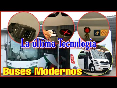 Así son los Buses Modernos Que Circulan a Partir de Hoy en Honduras con la Mejor Tecnologia!