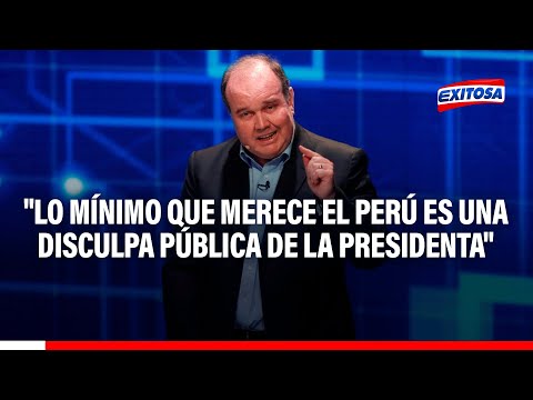 Rafael López Aliaga: Lo mínimo que merece el Perú es una disculpa pública de la presidenta