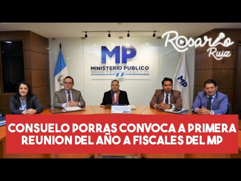 Fiscal Consuelo Porras realiza primer reunión de año con fiscales regionales del Ministerio Público