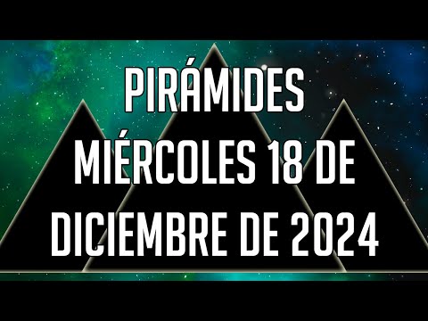 ? Pirámides para mañana Miércoles 18 de Diciembre de 2024 - Lotería de Panamá