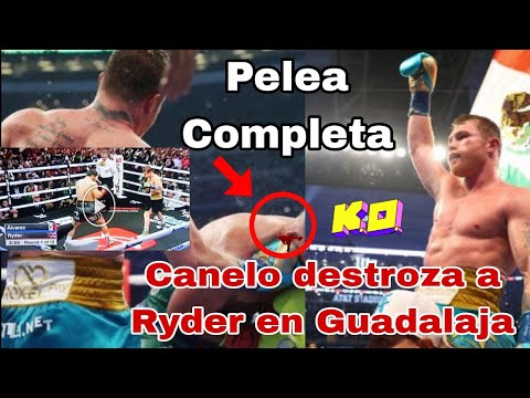 Resumen de la pelea Canelo vs. Ryder, pelea completa, Figth Canelo Álvarez vs. John Ryder