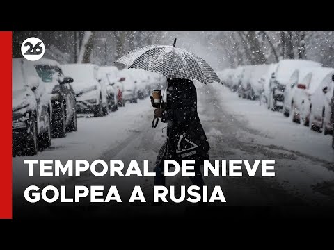 ? RUSIA | Un temporal de nieve con temperaturas extremas afecta a gran parte del país