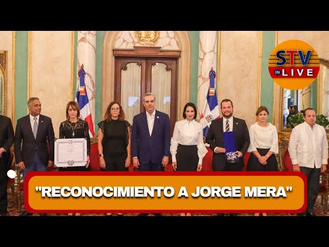 PRESIDENTE LUIS ABINADE BRINDA UN HOMENAJE PÓSTUMO AL DIFUNTO MINISTRO ORLANDO JORGE MERA