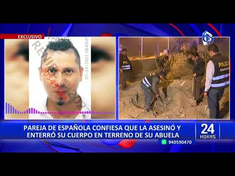 Carabayllo: policía halla cadáver enterrado de española asesinada por su pareja (1/3)