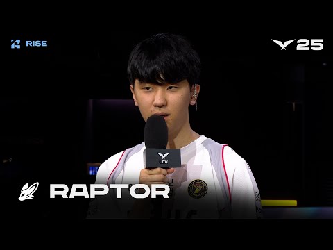 BFX Raptor 인터뷰 | DNF vs BFX | 08.27 | 2025 LCK