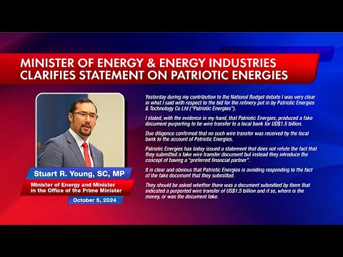 Energy Minister Clarifies Statement On Patriotic Energies