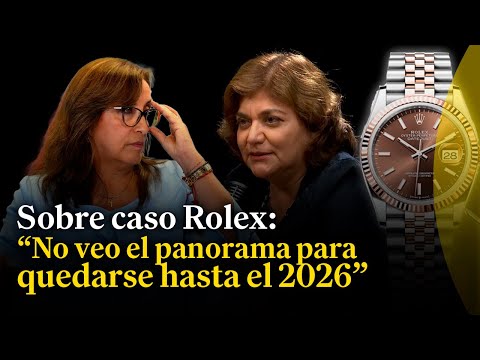 Sobre caso Rolex: Dina Boluarte se siente empoderada porque piensa que el Congreso la apoya