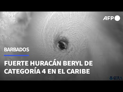 Huracán Beryl se fortalece a categoría 4 en el Caribe y es extremadamente peligroso | AFP