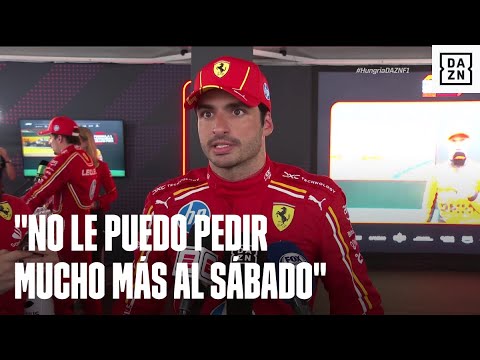 Carlos Sainz, optimista con el rendimiento de Ferrari en Hungaroring: Hoy hemos batido a Mercedes