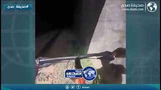 شاب ينجو من الموت تحت سكة القطار