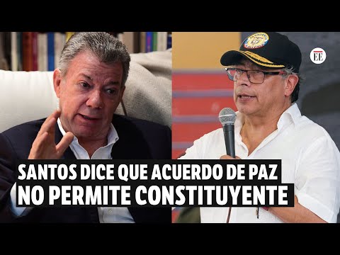 Juan Manuel Santos se refirió a la idea de Constituyente de Gustavo Petro  | El Espectador