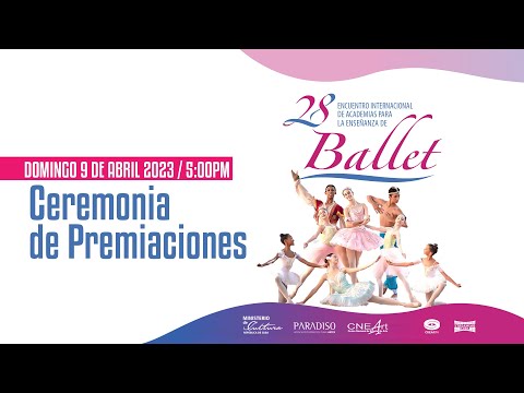 Ceremonia de Premiaciones desde el Teatro Martí,  La Habana Cuba,  abril 2023