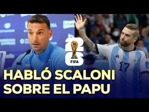 ¿PAPU SI O NO? SCALONI HABLÓ POR PRIMERA VEZ DE LA POLÉMICA SALIDA DE ALEJANDRO GÓMEZ