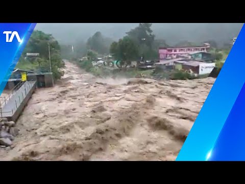 El cantón Baños de Agua Santa afectado por las fuertes lluvias