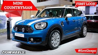 मिनी कंट्रीमैन | पहला look | ऑटो expo 2018 | zigwheels.com