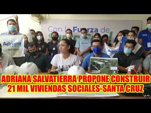 ADRIANA SALVATIERRA EN CONFRENCIA DE PRENSA PRESENTÓ EL PROYECTO CUIDAD JÓVEN PARA SANTA CRUZ..