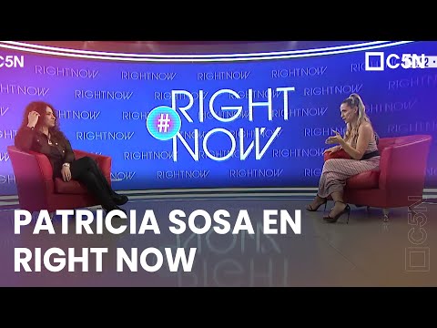 PATRICIA SOSA en RIGHT NOW con JULIETA CAMAÑO