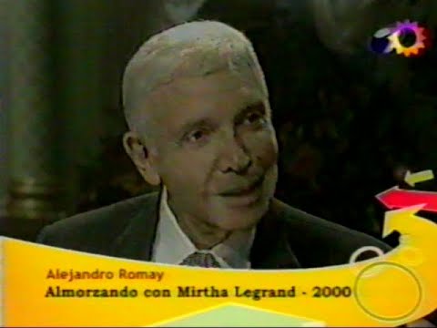 DiFilm - Confesiones: Alejandro Romay - Almorzando con Mirtha Legrand - Blooper (2000)