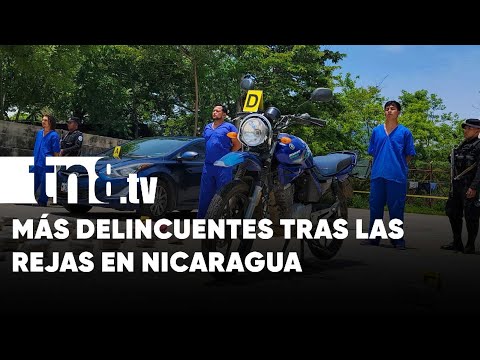 Policía detiene a delincuentes en Managua, Nueva Segovia y León - Nicaragua