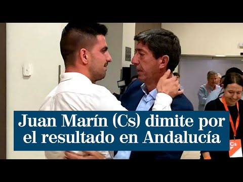 Juan Marín dimitirá como coordinador de Ciudadanos en Andalucía tras la derrota electoral