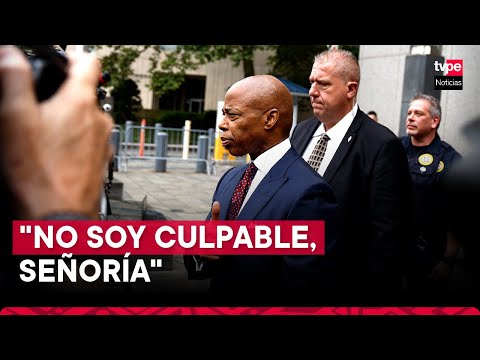 El alcalde de Nueva York se declara no culpable de cargos de corrupción