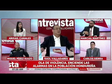 LA ENTREVISTA l Ola de violencia, enciende las alarmas en la población Hondureña