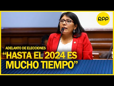 Palacios: “Elecciones deben ser en el más corto tiempo para no tener noticias de más muertos”