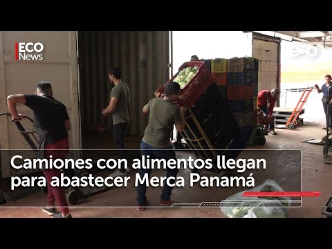 Camiones con alimentos llegan para abastecer Merca Panamá  | #Eco News