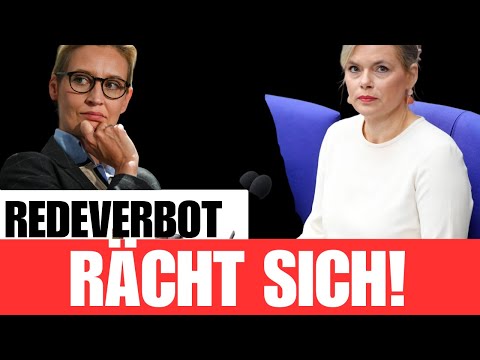 After speech stop: Alice Weidel takes Julia Klöckner to court